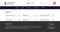 Desktop Screenshot of cheshirewestandchester.gov.uk